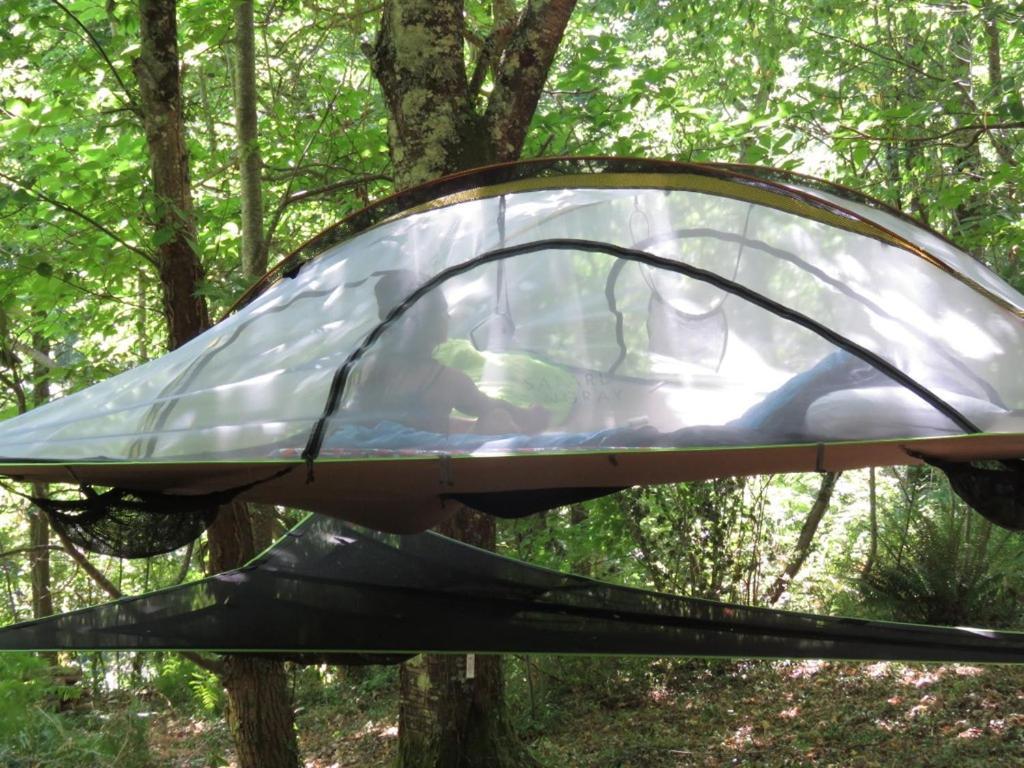 Tente Suspendue Au Coeur De La Foret Sainte-Croix-Volvestre Exterior foto